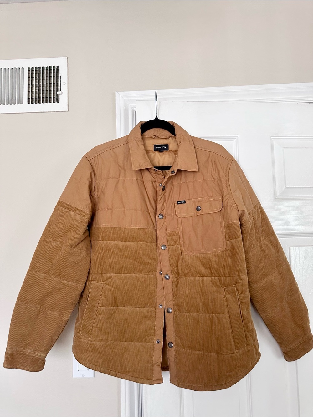 Brixton Men's Cass Jacket in Medal Bronze - Size Small